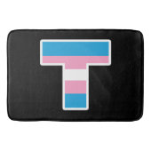 Tapis de bain T Capitale de la Fierté Trans (Devant)