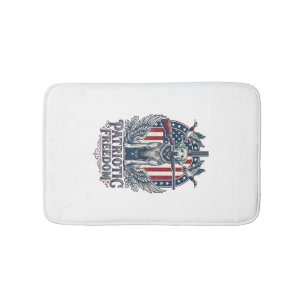 Tapis De Bain T-Shirt Graphique Vectoriel Chien Chasseur de Cana