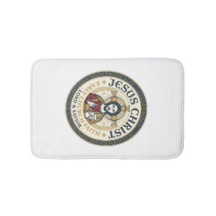 Tapis De Bain T-Shirt Jésus Pères du Désert Ancien Chrétien Ins