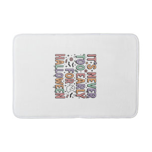 Tapis De Bain T-shirt typographique Cute Vintage Halloween Too E