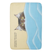 Tapis De Bain Tabby Chat Pékin Bleu Drôle (devant Vertical)