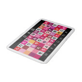 Tapis De Bain Table japonaise de Hiragana (Angle)