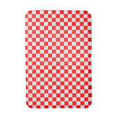 Tapis De Bain Tableau de bord classique rouge et blanc par STayl (Devant (Vertical))