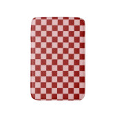 Tapis De Bain Tableau de bord rouge et rose (Devant (Vertical))