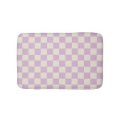 Tapis De Bain Tableau de contrôle blanc Lavender et Off (Devant)