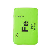 Tapis De Bain Tableau des éléments périodique (fer) (Devant (Vertical))