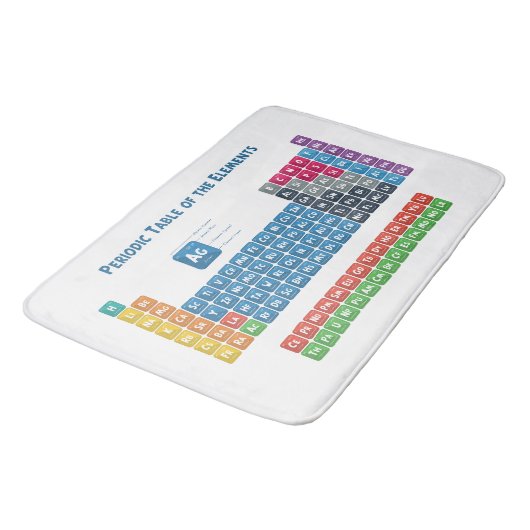 Tapis De Bain Tableau périodique des éléments 2 (Angle)