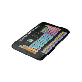 Tapis De Bain Tableau périodique des éléments lancer l'oreiller (Angle)