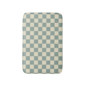 Tapis De Bain Tableau vert et jaune pâle (Devant (Vertical))