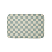 Tapis De Bain Tableau vert et jaune pâle (Devant)