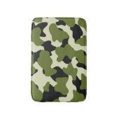 Tapis De Bain Taches de vache camouflage vert  (Devant (Vertical))