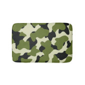 Tapis De Bain Taches de vache camouflage vert  (Devant)