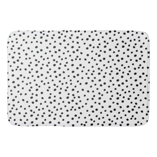 Tapis De Bain Taches noires et blanches (Devant)