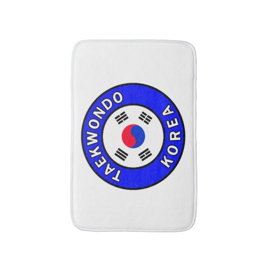 Tapis De Bain Taekwondo Corée (Devant (Vertical))