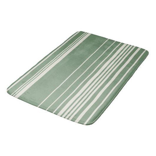 Tapis De Bain Tailles complexes en vert (Angle)