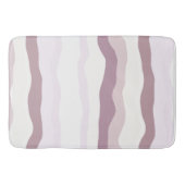 Tapis De Bain Tailles rose ondulées (Devant)