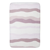 Tapis De Bain Tailles rose ondulées (devant Vertical)