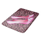Tapis De Bain Talons roses Chaussures Bain Mat (Angle)