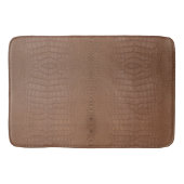 Tapis De Bain Tan Alligator Texture Imprimer (Devant)