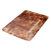 Tapis De Bain Tan Brown Cowhide (Angle)
