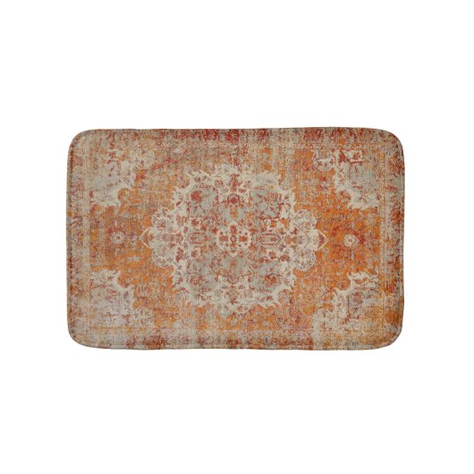Tapis De Bain Tapis antique oriental orange (Devant)