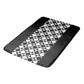 Tapis De Bain Tapis de bain/À damiers noir et blanc (Angle)