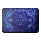 Tapis De Bain Tapis oriental - look bleu grunge (Devant)