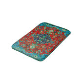 Tapis De Bain Tapis Perse Design Ornat En Rouge & Bleu (Angle)