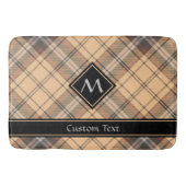 Tapis De Bain Tartan beige et Brown (Devant)
