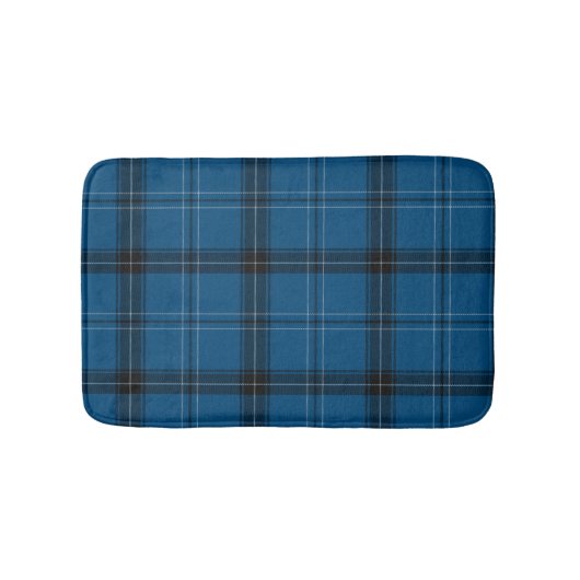 Tapis De Bain Tartan bleu Ramsay écossais (Devant)