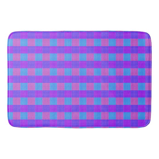 Tapis De Bain Tartan de Bubblegum, (Devant)