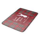 Tapis De Bain Tartan de Noël MacBean Maison Douce Fête (Angle)