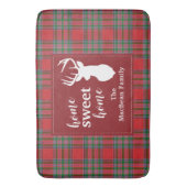 Tapis De Bain Tartan de Noël MacBean Maison Douce Fête (devant Vertical)
