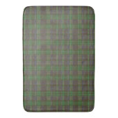 Tapis De Bain Tartan Vert Forêt Cabine (devant Vertical)