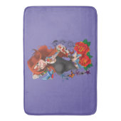 Tapis De Bain Tatouages de femme rousse (devant Vertical)