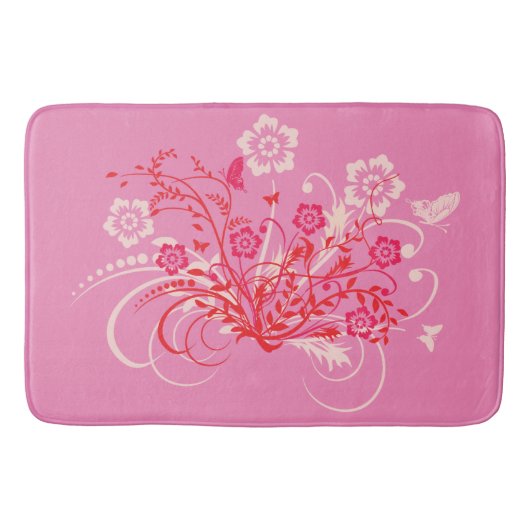 Tapis De Bain Tattoo of Flowers (Devant)