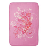 Tapis De Bain Tattoo of Flowers (devant Vertical)