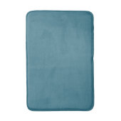 Tapis De Bain Teal Blue Solid (Devant (Vertical))