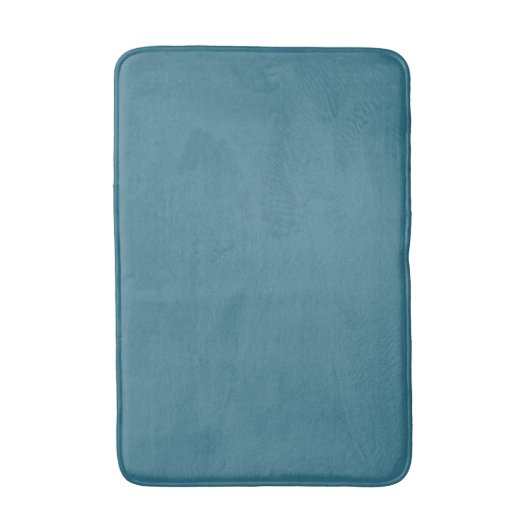Tapis De Bain Teal Blue Solid (Devant (Vertical))