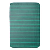 Tapis De Bain Teal pinstripes (devant Vertical)