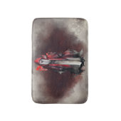 Tapis De Bain Técherie | Sorcière rouge aux ombres gothiques du  (Devant (Vertical))