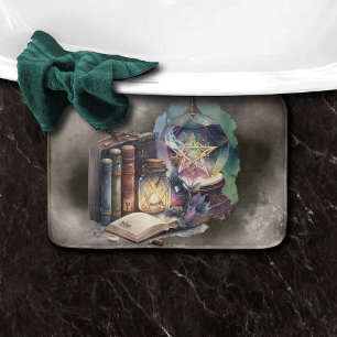 Tapis De Bain Técherie Tomes du Spellbook Pastel et boule de c
