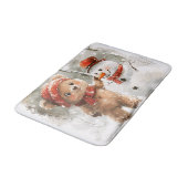 Tapis De Bain Teddy Bear et Snowman (Angle)