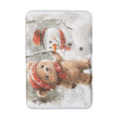 Tapis De Bain Teddy Bear et Snowman (Devant (Vertical))
