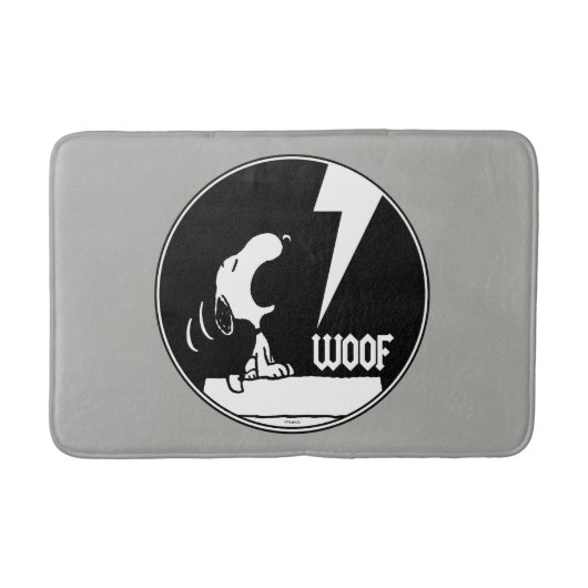 Tapis De Bain Tee - shirt | Snoopy Howling (Devant)