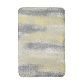 Tapis De Bain teintes douces Abstraites gris jaune (Devant (Vertical))