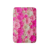 Tapis De Bain teintes roses : rose, mélange blanc. (Devant (Vertical))