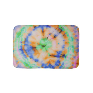 Tapis De Bain Teinture à tarte noire, Grungy Vintage.