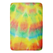 Tapis De Bain Teinture rouge jaune bleu vert (devant Vertical)