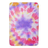 Tapis De Bain Teinture rouge violet blanc (devant Vertical)